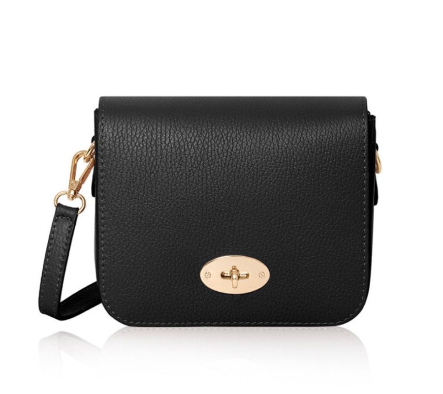 Bags, Straps & Purses Tarelle Leather Bags | Esme Leather Box Bag-Black