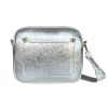 Bags, Straps & Purses Tarelle Leather Bags | Zara Leather Crossbody Bag-Silver