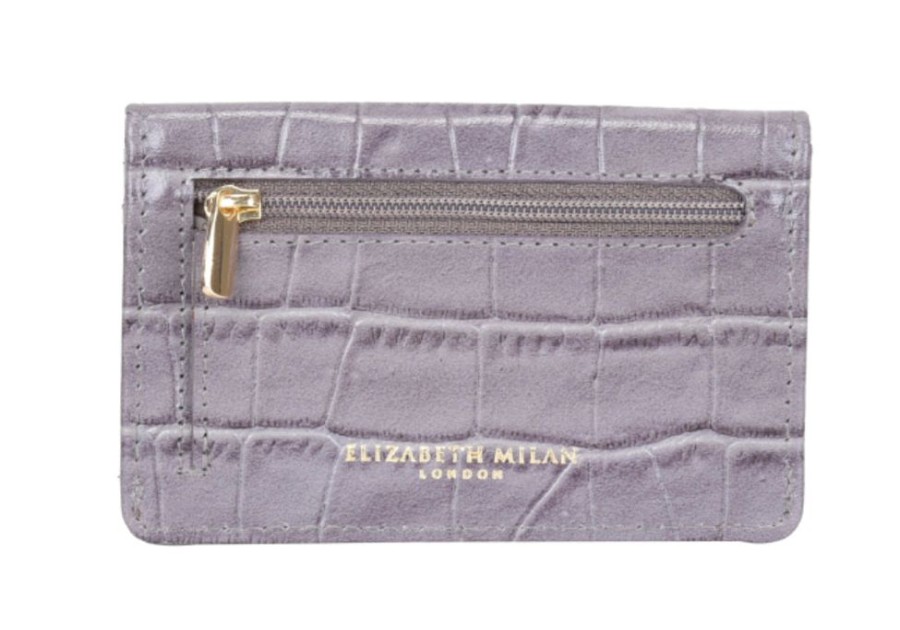 Bags, Straps & Purses Tarelle Elizabeth Milan Luxury Bags | Madam Leather Cardholder-Light Grey