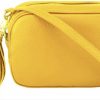 Bags, Straps & Purses Tarelle Leather Bags | Lila Leather Cross Body Bag-Yellow