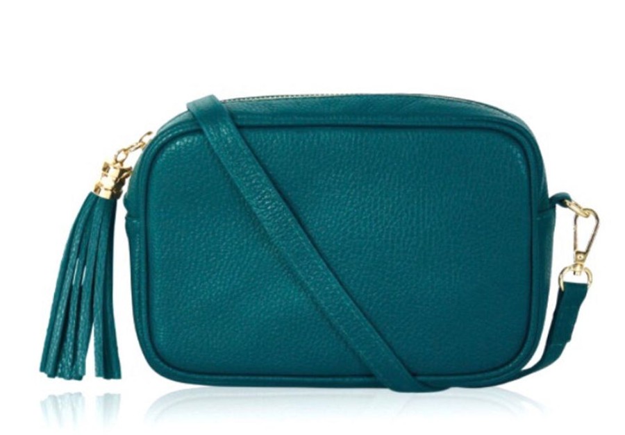 Bags, Straps & Purses Tarelle Leather Bags | Lila Leather Cross Body Bag-Teal