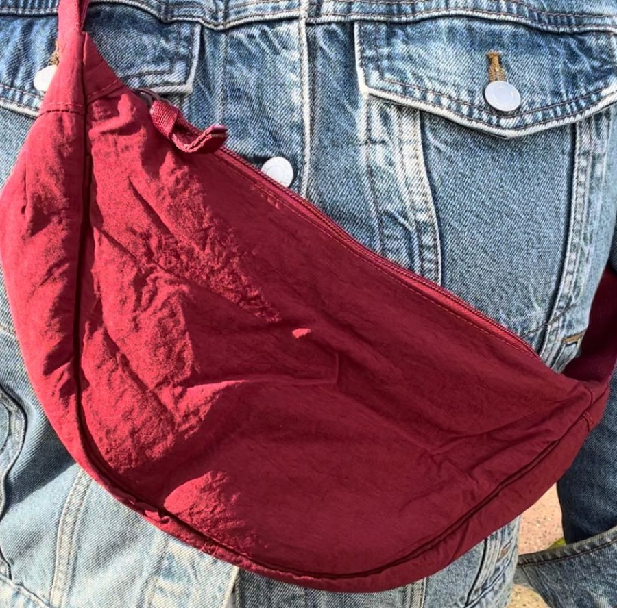 Bags, Straps & Purses Tarelle Vegan Bags | Fabric Crossbody Handbag-Wine Red