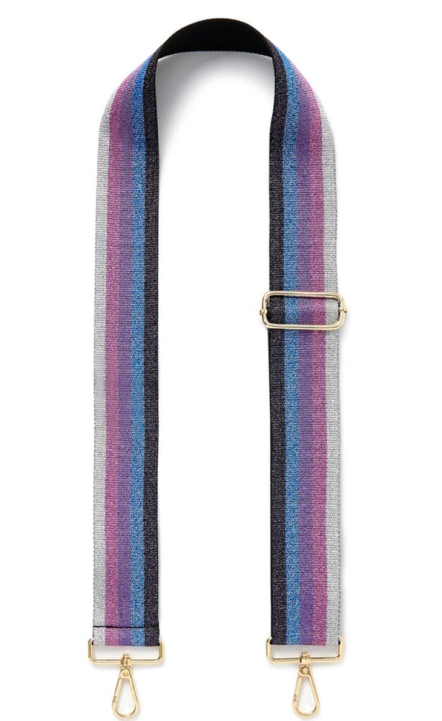 Bags, Straps & Purses Tarelle Bag Straps | Glitter Stripe Bag Strap-Purple/Silver