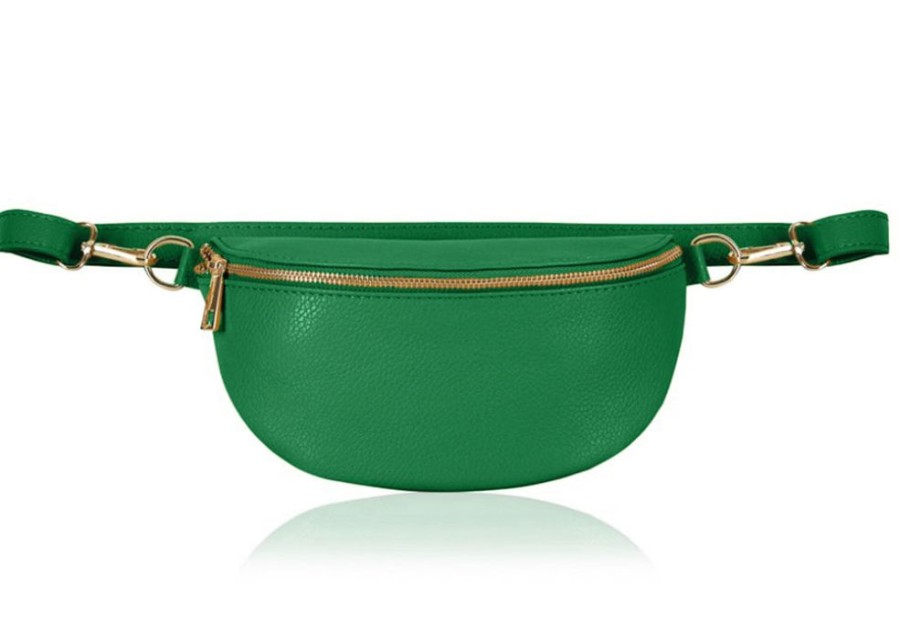 Bags, Straps & Purses Tarelle Leather Bags | Inga Leather Belt Bag-Green