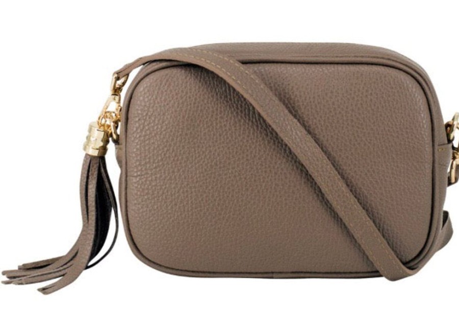 Bags, Straps & Purses Tarelle Leather Bags | Lila Leather Cross Body Bag-Taupe