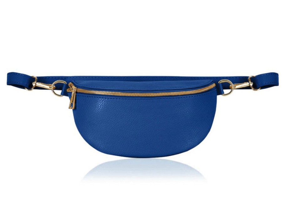 Bags, Straps & Purses Tarelle Leather Bags | Inga Leather Belt Bag-Royal Blue