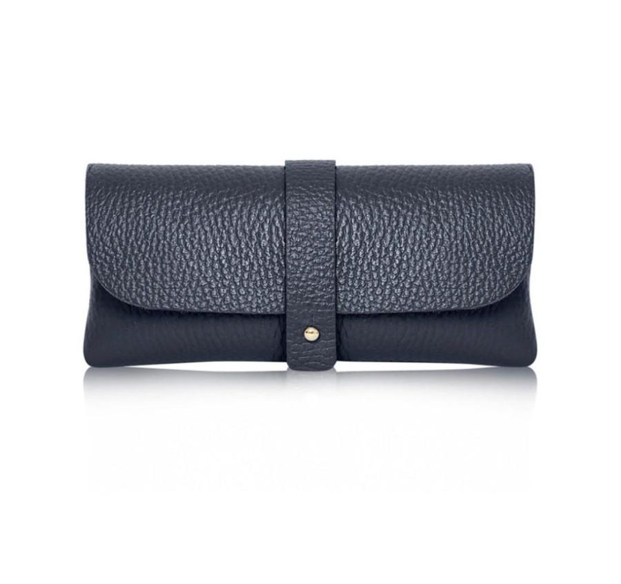 Bags, Straps & Purses Tarelle Glasses Cases | Leather Glasses Case-Navy Blue