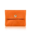 Bags, Straps & Purses Tarelle Purses | Small Leather Purse-Bright Orange