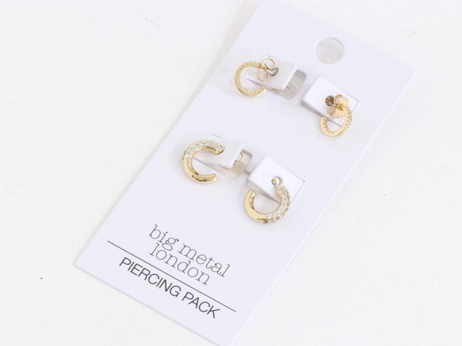 Jewellery Tarelle Earrings | Camille Double Pack Hoops-Gold