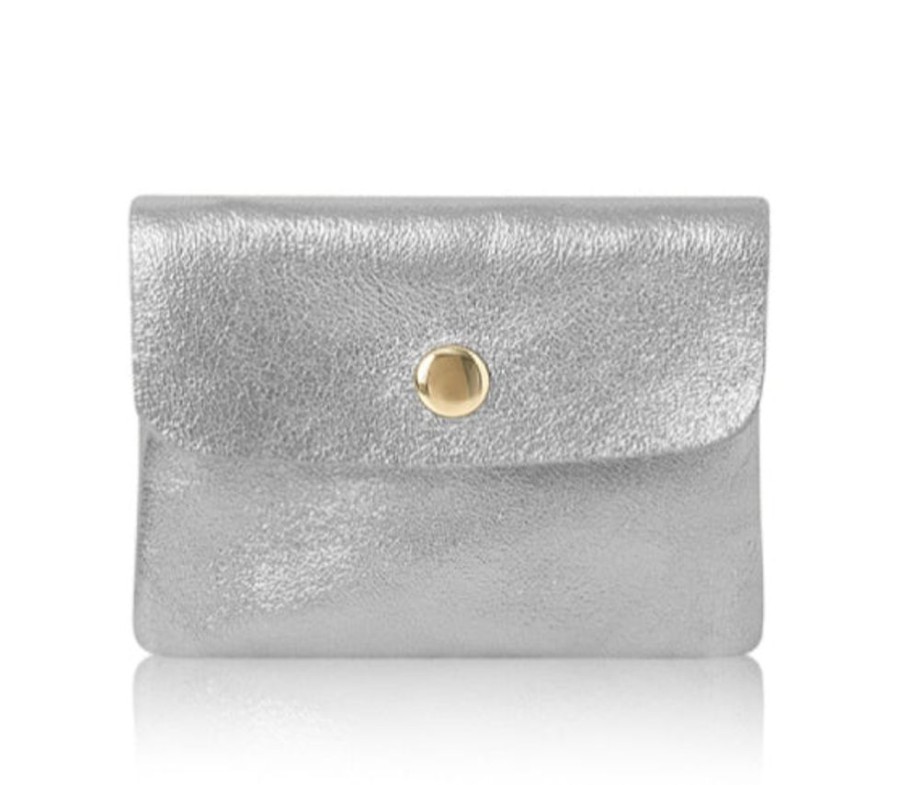 Bags, Straps & Purses Tarelle Purses | Small Leather Purse-Silver