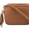 Bags, Straps & Purses Tarelle Leather Bags | Lila Leather Cross Body Bag-Dark Tan