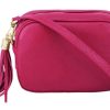 Bags, Straps & Purses Tarelle Leather Bags | Lila Leather Cross Body Bag-Fuchsia