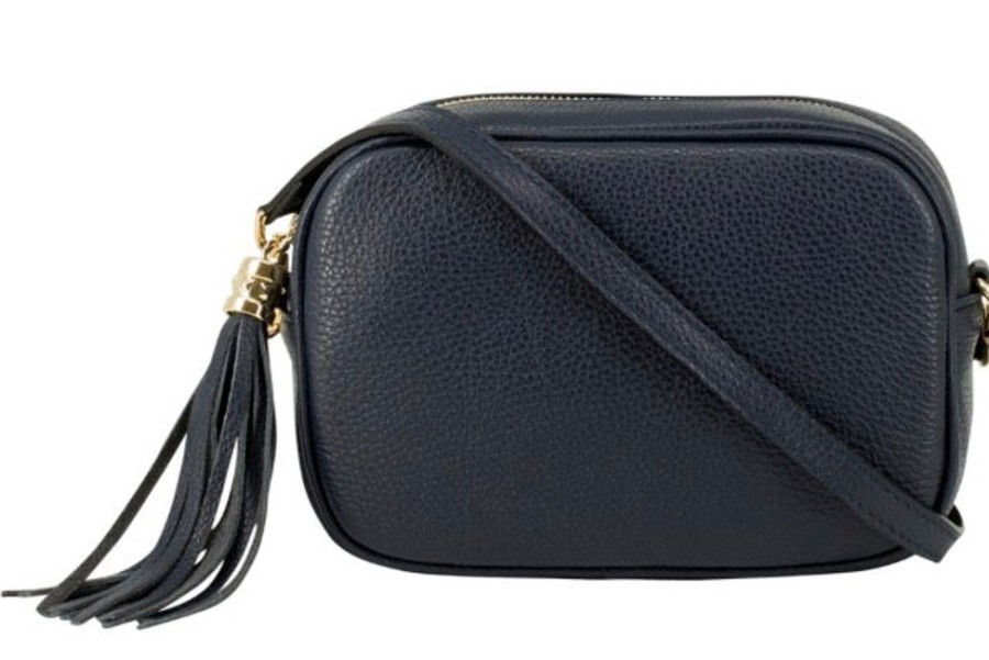 Bags, Straps & Purses Tarelle Leather Bags | Lila Leather Cross Body Bag-Navy Blue