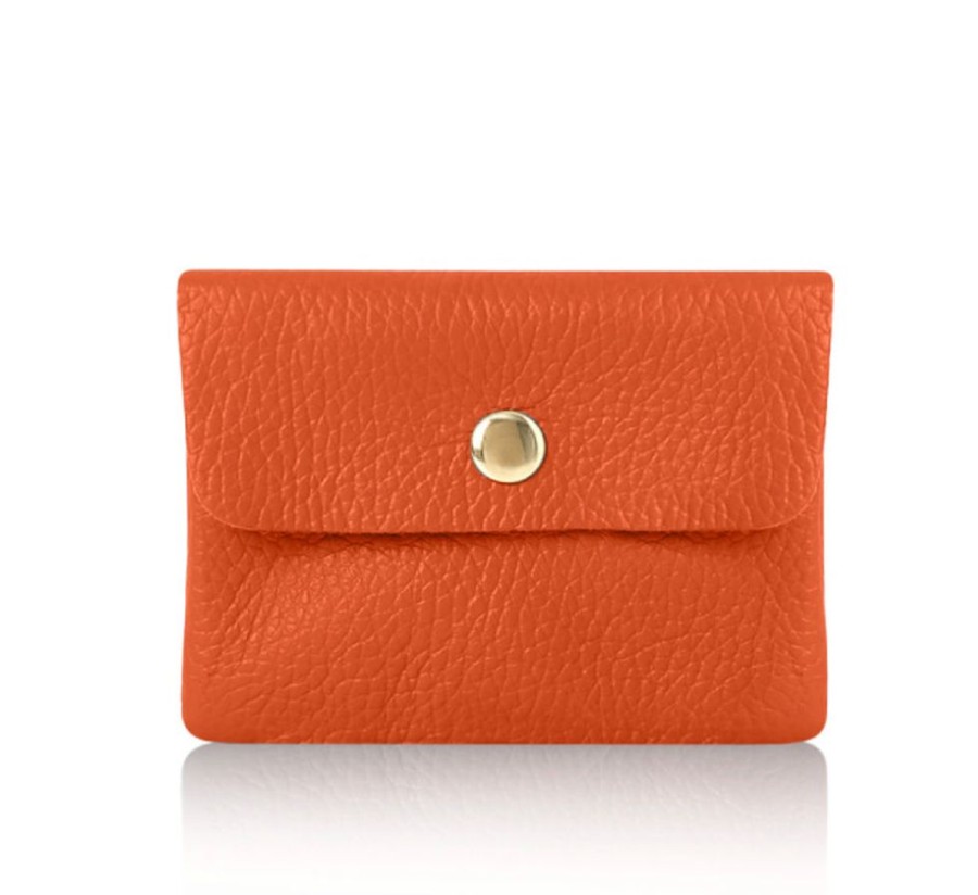 Bags, Straps & Purses Tarelle Purses | Small Leather Purse-Burnt Orange