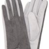 Scarves, Hats & Gloves Tarelle Gloves | Suede Gloves-Grey