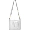 Bags, Straps & Purses Tarelle Leather Bags | Messenger Leather Bag-Silver