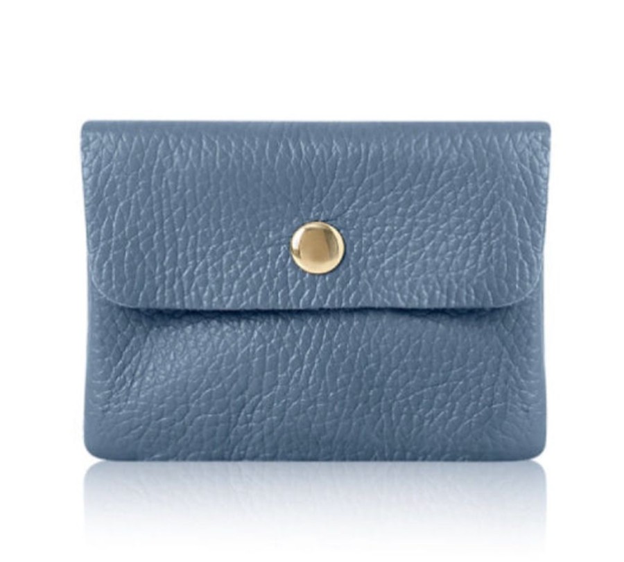 Bags, Straps & Purses Tarelle Purses | Small Leather Purse-Denim Blue