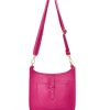 Bags, Straps & Purses Tarelle Leather Bags | Messenger Leather Bag-Fuchsia Pink