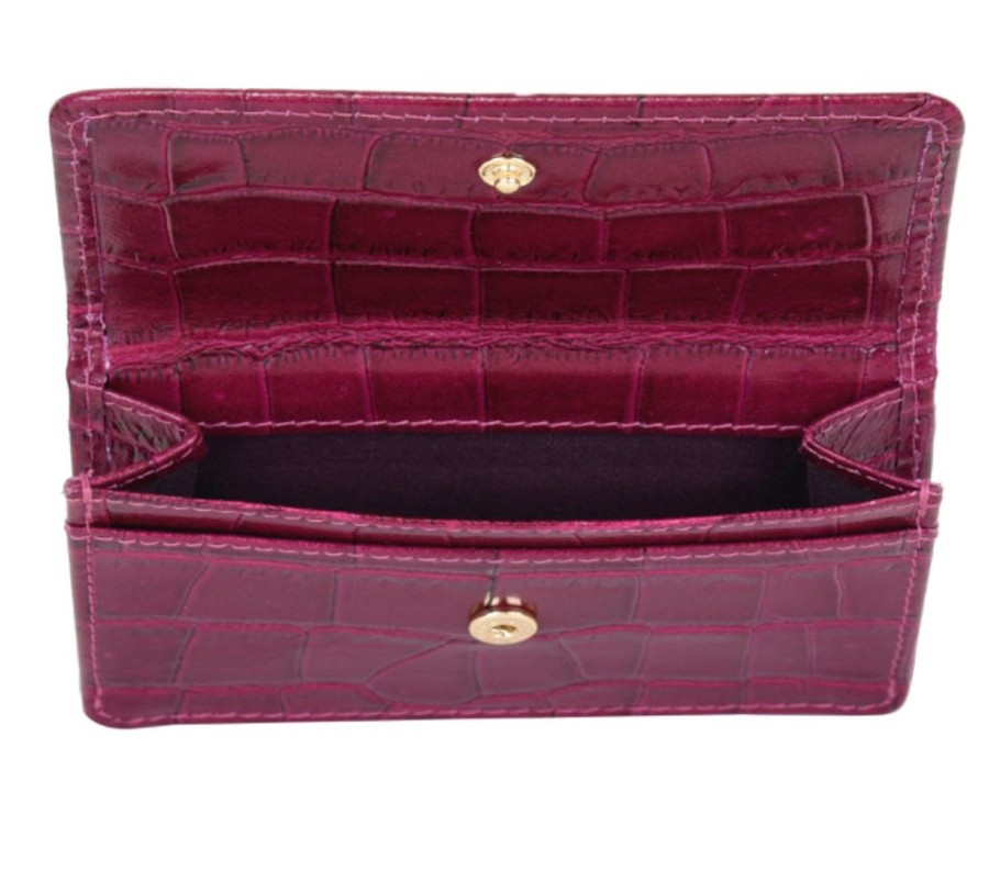 Bags, Straps & Purses Tarelle Purses | Madam Leather Cardholder-Boysenberry