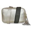 Bags, Straps & Purses Tarelle Metallic Bags & Purses | Tarelle Leather Crossbody Bag-Gold