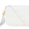 Bags, Straps & Purses Tarelle Leather Bags | Lila Leather Cross Body Bag-White