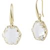 Jewellery Tarelle Earrings | Camilla Crystal Hexagon Earrings-Gold