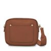 Bags, Straps & Purses Tarelle Leather Bags | Zara Leather Crossbody Bag-Tan