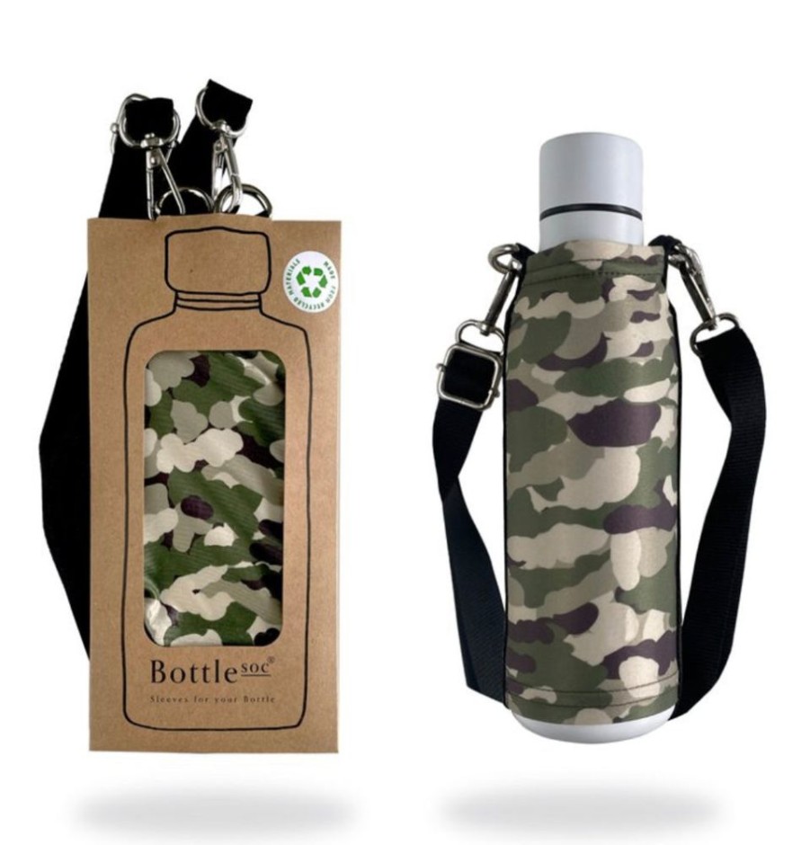 Bottle Socs Tarelle | Bottle Soc Cover-Green Camo