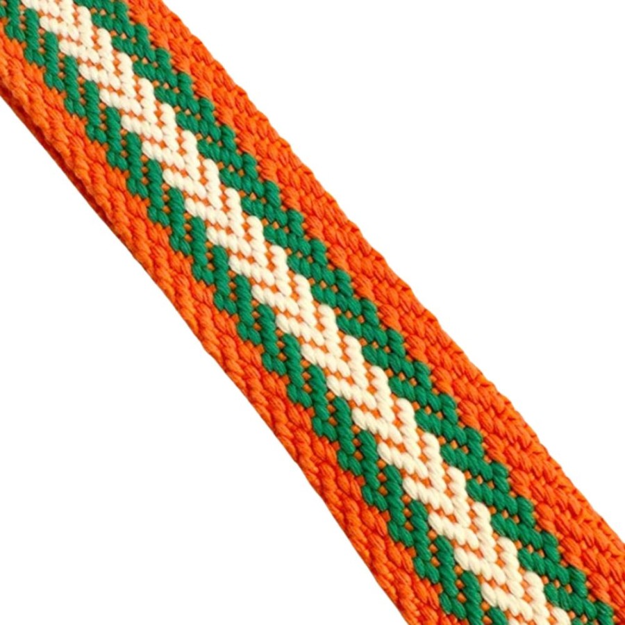 Bags, Straps & Purses Tarelle Bag Straps | Chevron Bag Strap-Orange/Green/White