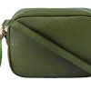 Bags, Straps & Purses Tarelle Leather Bags | Lila Leather Cross Body Bag-Olive Green