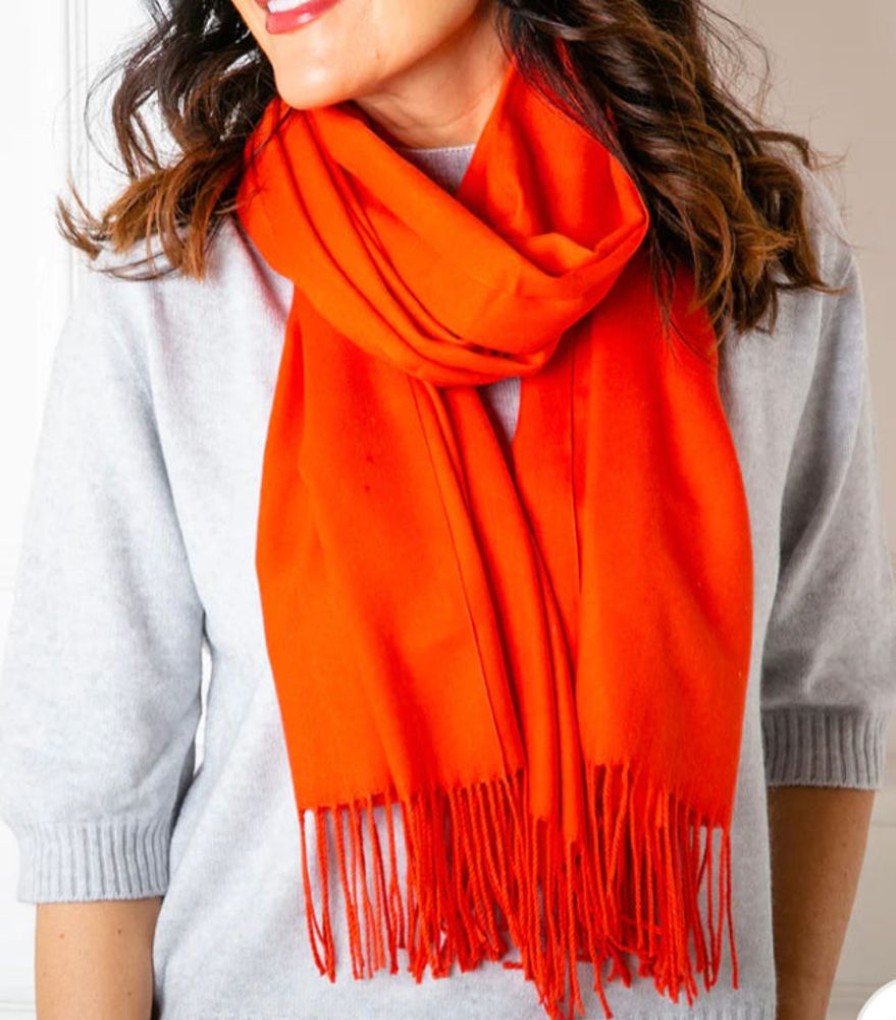 Scarves, Hats & Gloves Tarelle Scarves | Georgia Pashmina-Burnt Orange