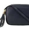 Bags, Straps & Purses Tarelle Leather Bags | Lila Leather Cross Body Bag-Black