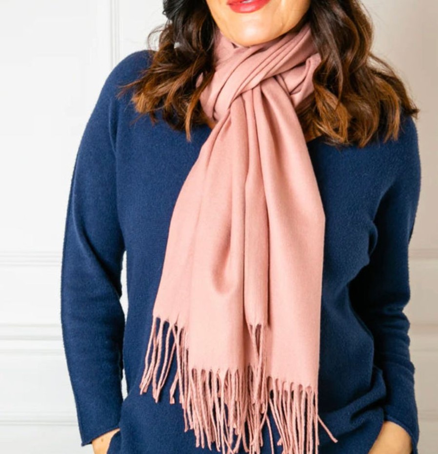 Scarves, Hats & Gloves Tarelle Scarves | Georgia Pashmina-Dusty Pink