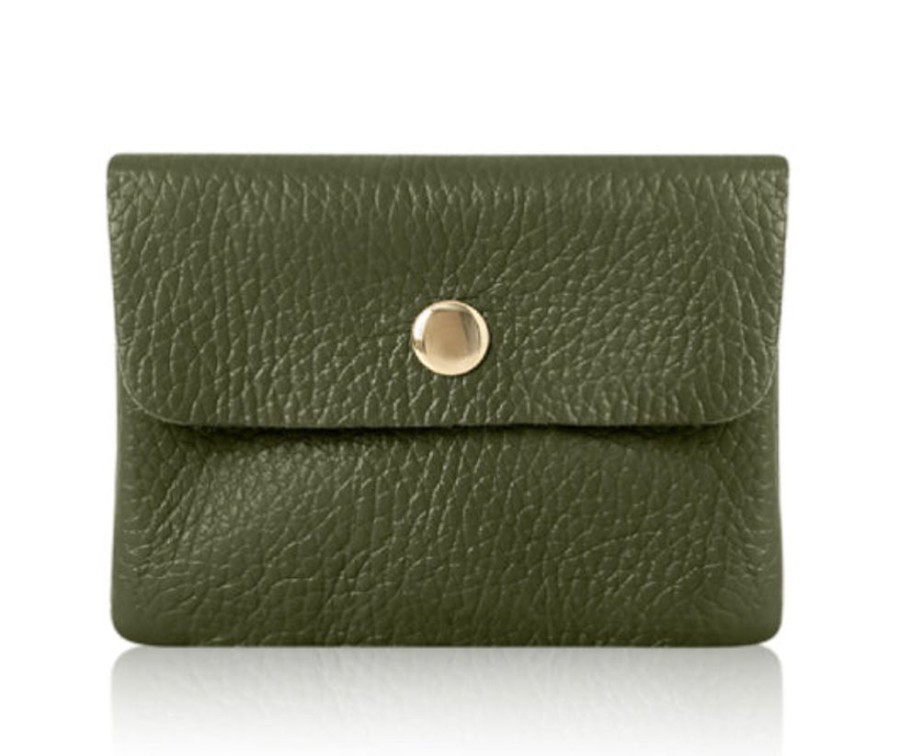 Bags, Straps & Purses Tarelle Purses | Small Leather Purse-Olive Green