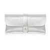 Bags, Straps & Purses Tarelle Glasses Cases | Leather Glasses Case-Silver