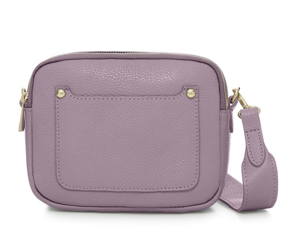 Bags, Straps & Purses Tarelle Leather Bags | Zara Leather Crossbody Bag-Lilac