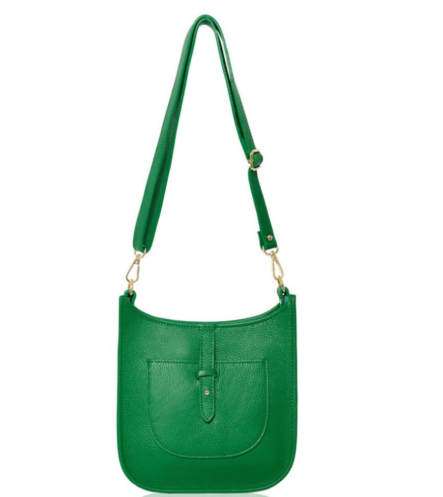 Bags, Straps & Purses Tarelle Leather Bags | Messenger Leather Bag-Green