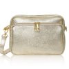 Bags, Straps & Purses Tarelle Metallic Bags & Purses | Daisy Leather Cross Body Bag-Gold