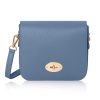 Bags, Straps & Purses Tarelle Leather Bags | Esme Leather Box Bag-Denim Blue