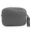 Bags, Straps & Purses Tarelle Leather Bags | Silver Hardware Lila Leather Cross Body Bag-Dark Grey