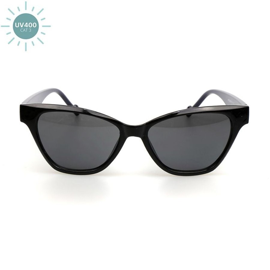 Sunglasses & Chains Tarelle | Demi Frame Black Sunglasses