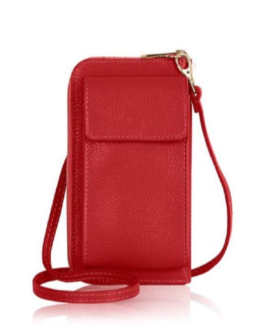 Bags, Straps & Purses Tarelle Purses | Mobile Phone Leather Wallet-Red