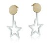 Jewellery Tarelle Earrings | Ivy Two Tone Star Earrings-Silver