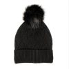 Scarves, Hats & Gloves Tarelle Hats | Diamond Knit Beanie-Charcoal Grey