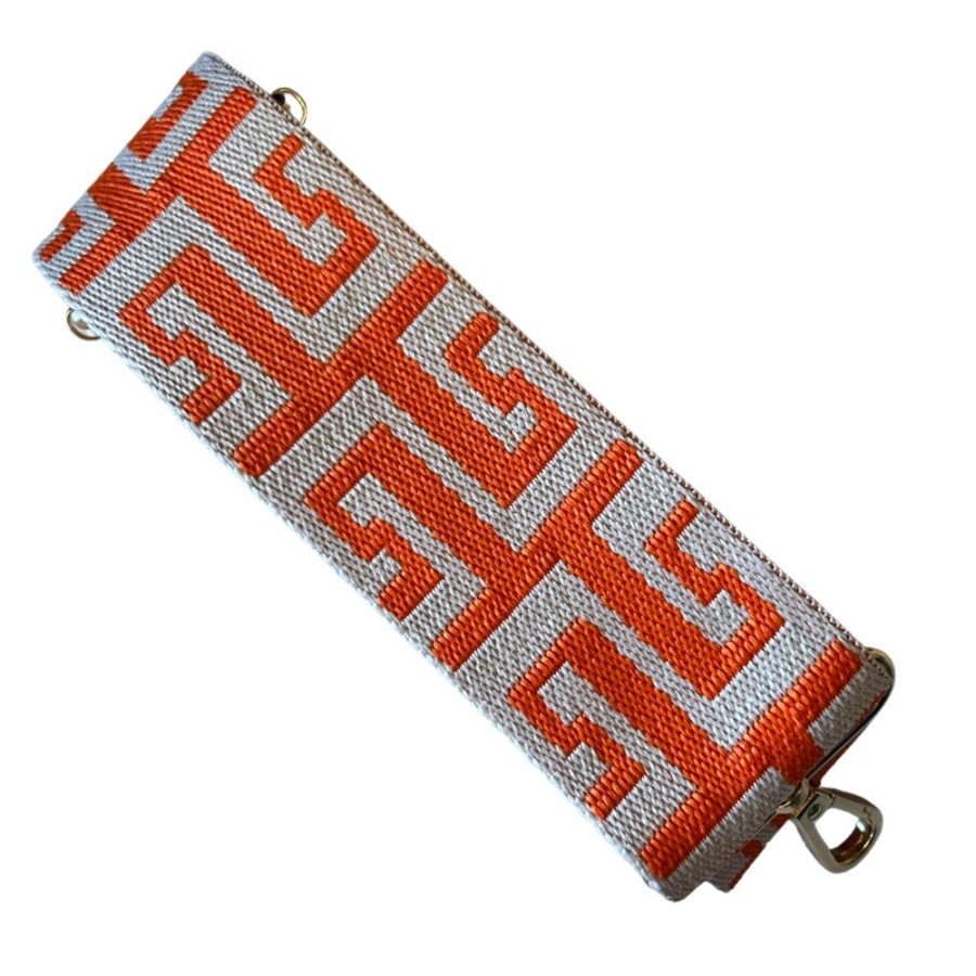 Bags, Straps & Purses Tarelle Bag Straps | Geo Bag Strap-Orange