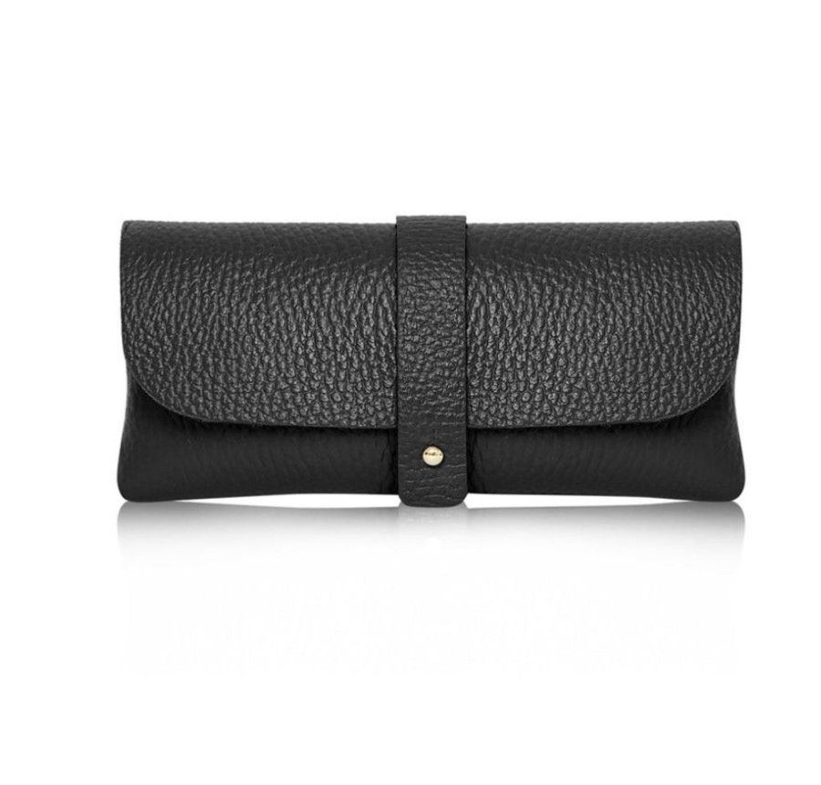 Bags, Straps & Purses Tarelle Glasses Cases | Leather Glasses Case-Black