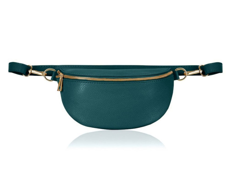 Bags, Straps & Purses Tarelle Leather Bags | Inga Leather Belt Bag-Teal