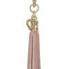 Key Rings Tarelle | Leather Tassel Keyring-Smoke Rose