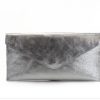 Bags, Straps & Purses Tarelle Clutches | Leather Envelope Clutch Bag-Dark Silver