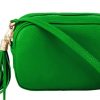 Bags, Straps & Purses Tarelle Leather Bags | Lila Leather Cross Body Bag-Green